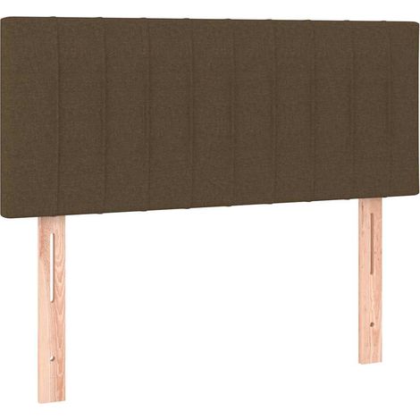Maison Exclusive - Cabecero de tela marrón oscuro 80x5x78/88 cm (1/5)