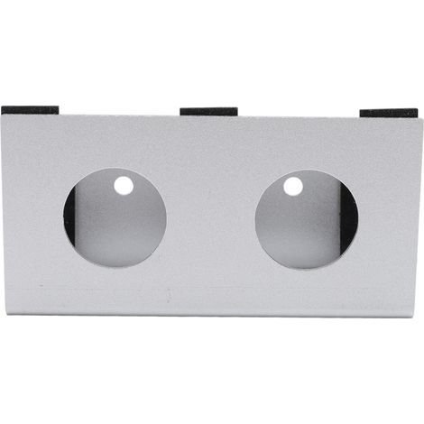 Support sous le bureau pour ordinateur portable, en alliage d'aluminium, étagère métallique, support de dispositif avec Silicone anti-rayures pour boîtier TV, argent (1/5)