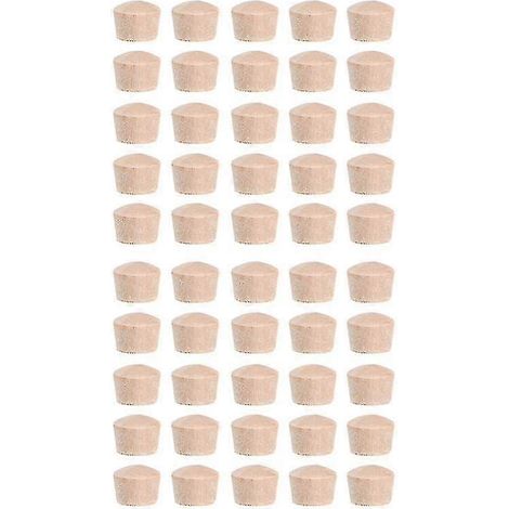 Vis beiges 1,2 x 0,9 cm, 1 jeu de bouchons à tête ronde de qualité supérieure pour trous de vis en bois et meubles (1/4)