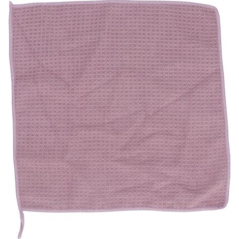 Chiffon de nettoyage microfibre 30x30cm violet pour vitres cuisine