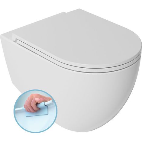 Sapho Infinity - WC suspendus, Rimless, blanc 10NF02004