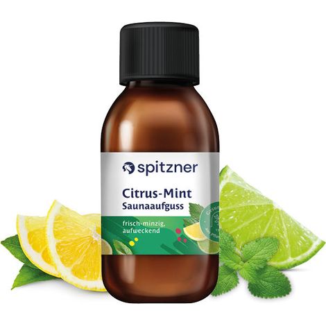 Spitzner Saunaaufguss Citrus-Mint 125 ml Wellness Sauna Aufguss Wellnessaufguss