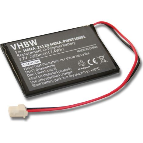 vhbw Akku kompatibel mit Nexto DI ND2700, DI ND 2700, DI ND2725 eBook Reader (2000mAh, 3,7V, Li-Polymer)