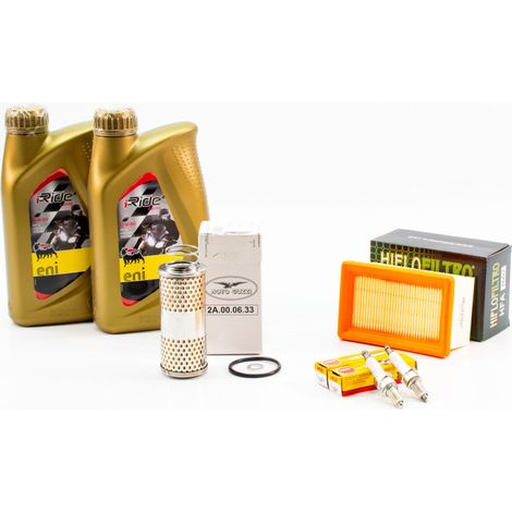 Kit Révision Filtres Bougies pour MOTO GUZZI V7 III STONE S 750 de 2020 - ENI I-RIDE RACING 10w60 2L