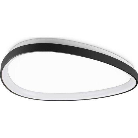 Ideal Lux GEMINI Semi-Plafonnier LED Intégré DALI 61 cm Noir 3650Lm 3000K