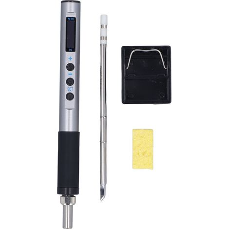 Fer à souder numérique USB à température réglable 5V-20V 65W, fer à souder électrique portable avec affichage digital, stylet de soudure ajustable (1/5)