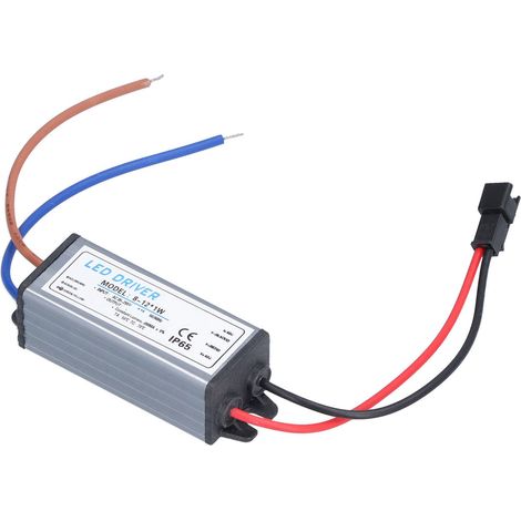 Alimentation LED 300 mA, étanche, compacte, avec transformateur et adaptateur. (1/5)