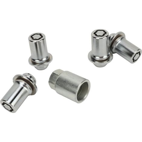 Satz mit 4 M12x1,5 Diebstahlsicheren Radmuttern für Toyota Corolla 2009-2013, Erhöhte Sicherheit, Langlebige Legierung, Radsicherung mit Schlüssel, Kompatibel mit Leichtmetallfelgen (1/5)