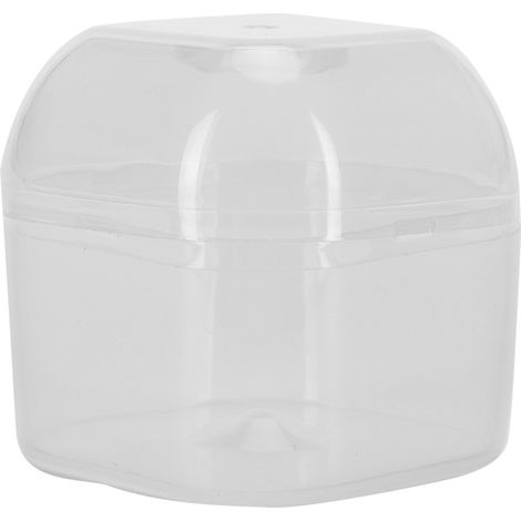 Boîtier de rangement transparent pour exercice de mâchoire, 4x4x4 cm (1/5)