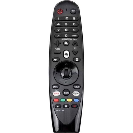 Télécommande - LG - AN-MR18BA - Compatible avec LG Smart TV - Noir - Simple (1/4)