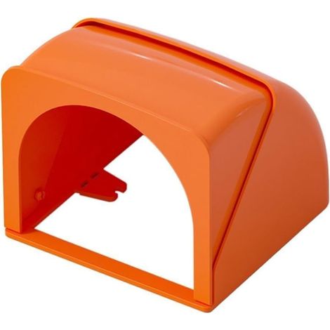 CSPARKV - Funda impermeable para toma de corriente eléctrica, para exteriores, para pared, para jardín, color naranja (1/3)