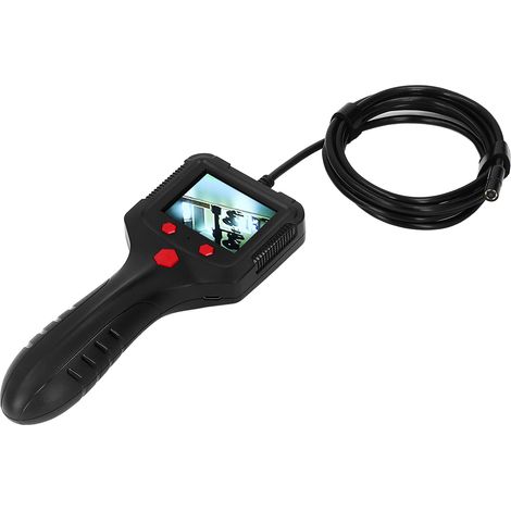 Tragbares Endoskop mit 2,4-Zoll-HD-IPS-Bildschirm, Rohrinspektionskamera mit wasserdichtem, flexiblem Kabel, eingebauter Beleuchtung, 5 V (1/5)