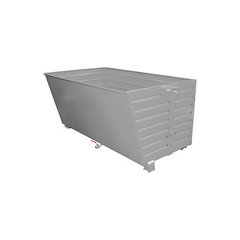 Bauer Späne-Stapelkipper BSS 200, lackiert, Mausgrau