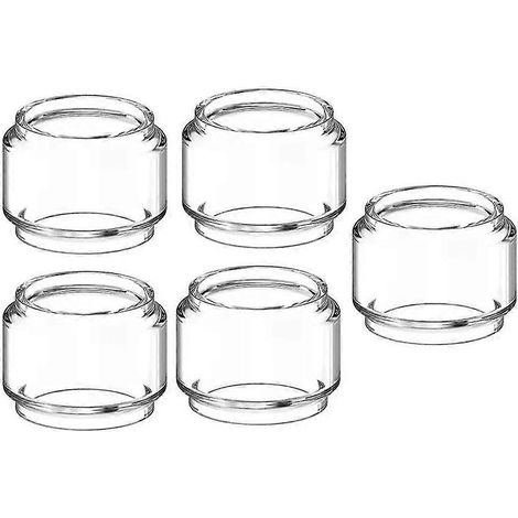 Lot de 5 ampoules de rechange en verre pour réservoir sub-ohm / x 4,5 ml (transparentes) (1/5)