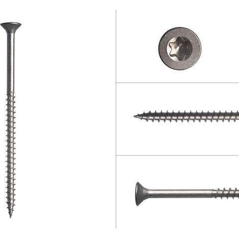 Vis aggloméré en acier inoxydable A2 4 x 70 mm Torx 20 - 200