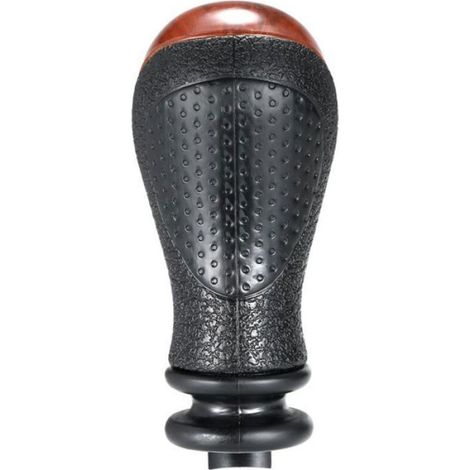 Pommeau De Levier De Vitesse - 19 mm - Pour Citroën C5 C2 C3 C4 Xsara Picasso Xantia - Noir Et Bois De Pêcher - 1 Pièce (1/5)
