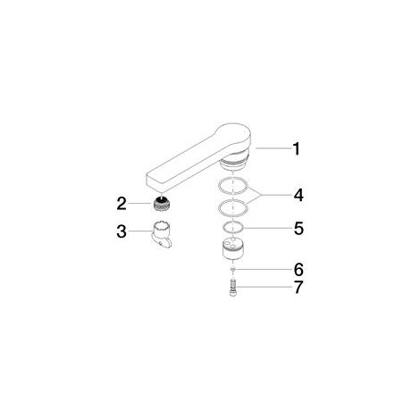 Dornbracht 90119600400-00 Bec pièces de rechange
