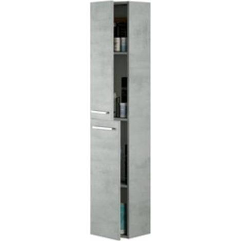KIT COLONNA BAGNO ARUBA 2 ANTE SOSP. CEMENTO