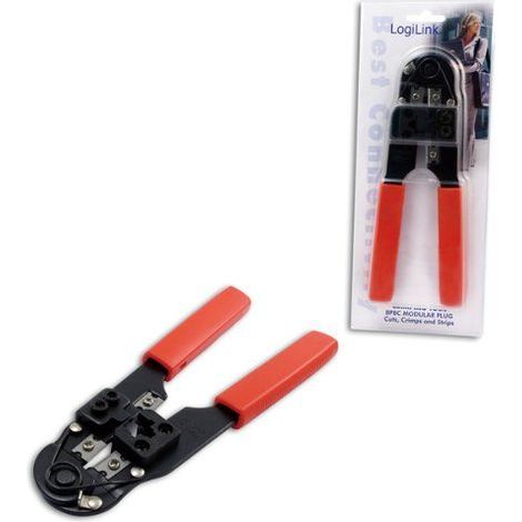 Logilink Herramienta de crimpado para RJ45 con cortador de metal