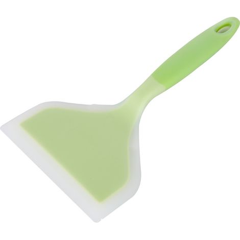 Spatule En Silicone - Large Surface Flexible - Pour Poêles Antiadhésives - Omelette Crêpes Poisson - 1 Pièce (1/5)