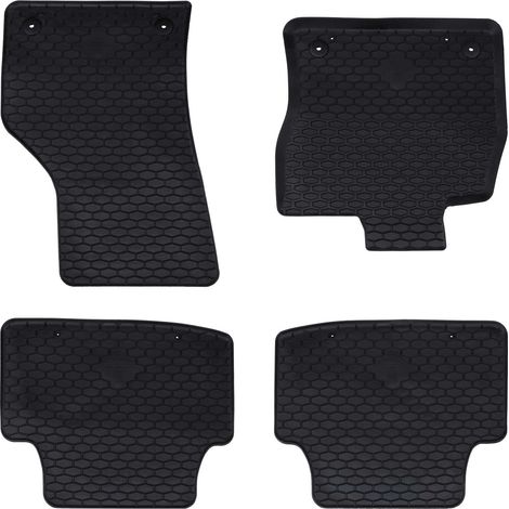 Car Mat 4 pcs Black suitable for Škoda OCTAVIA III 2013-2019 vidaXL