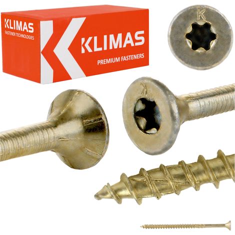 Vis à bois 4,5x80 mm - 250 pièces - Torx - Résistantes et durables - Idéales pour vos projets