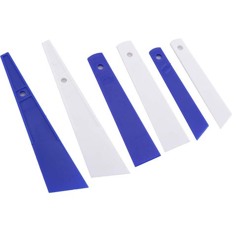 Lot 6 bâtons applicateur colle – épandeurs plastique – grattoir cuir – couture / artisanat