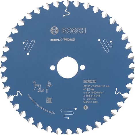 Bosch - Disco sierra circular expert madera 190x30x40d (1/3)