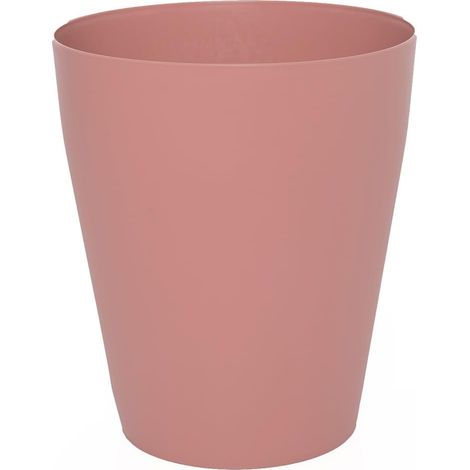 Cestino per rifiuti - Cestino in plastica - Ideale per cameretta, ufficio, cucina - Altezza: 27 cm - 12 L - Rosa