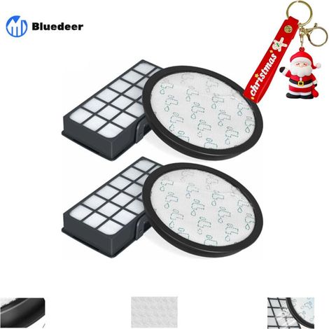 Lot de 2 Filtres HEPA pour Rowenta Silence Force Cyclonic 4AAAA RO7647EA RO7663EA RO7676EA RO7681EA (Modèle RO76xx) Aspirateurs, Filtre de Rechange Accessoires ZR903701 H246 Bluedeer (1/4)