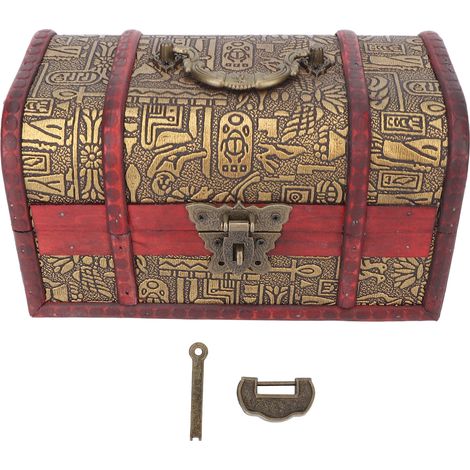 Coffret de rangement en bois pour bijoux, boîte organisatrice rétro pour huiles essentielles et cosmétiques, étui de toilette pour maison et salon de beauté (1/5)