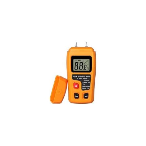 Testeur d'humidité du bois portable Testeur d'humidité LCD Pour détecteur d'humidité du bois Mesure de l'humidité du papier de bois de chauffage (1/4)