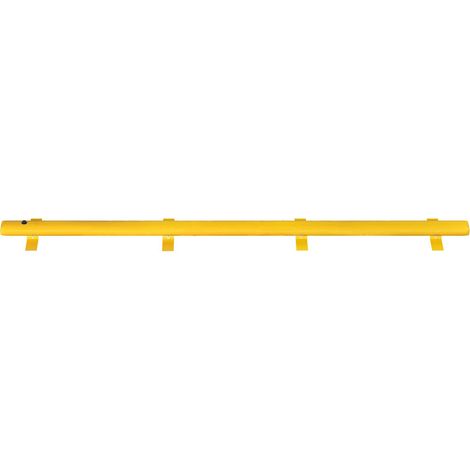 Wiederverwendbare PVC-Hochwasserschutzbarriere, 732 x 25,4 x 15,3 cm, leichte und wasserdichte Wasserableitungsstreifen, gelb, für Türen und Garagen (1/5)