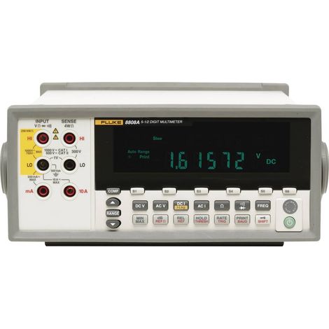 Fluke Calibration 8808A 240V Multimetro da tavolo digitale CAT I 1000 V, CAT II 600 V Display (Counts): 200000 (1/5)