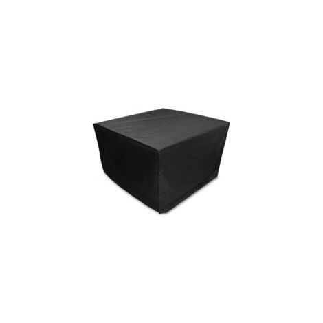 Housse de protection rectangulaire imperméable pour table de jardin carrée, tissu 210D, 120 x 120 x 74 cm