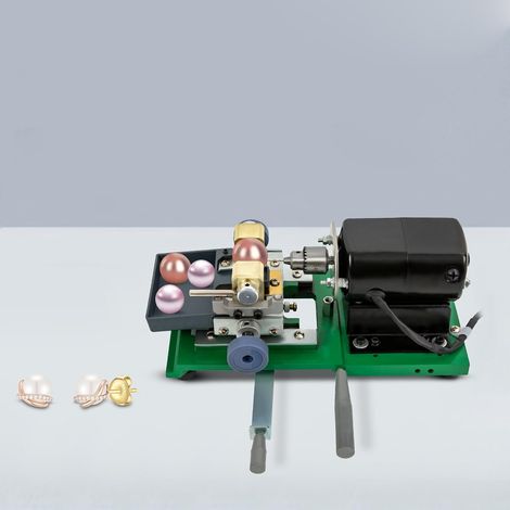 Perceuse à Bijoux, 360W, Forage en Continu 500-15000RPM, Vitesse Réglable, Diamètre 0,3-4mm, pour Perle, Bois, Jade, etc