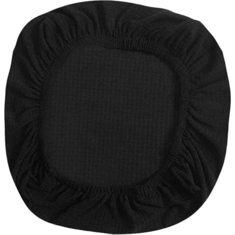 Stretch Office Covers Housse De Siège Housse De Protection De Coussin De Siège De Bureau Pour Ordinateur, Noire Noir (1/5)