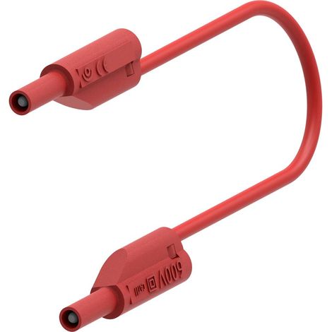 Electro PJP 240-IEC-CD1-100R Cavo di misura Spina a banana 2 mm Spina a banana 2 mm 1.00 m Rosso 1 pz. (1/2)