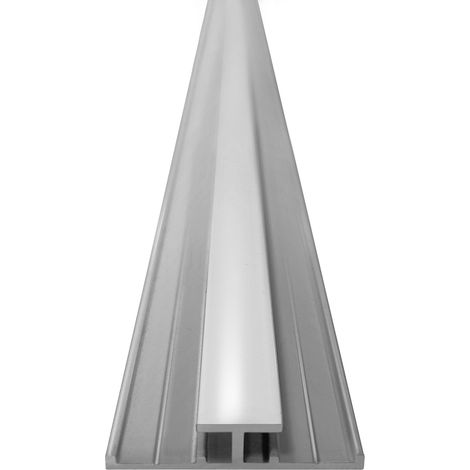 Roth – Profilé de finition aluminium mat 255 cm pour panneaux VIPANEL 3 mm – Profilé de liaison pour murs et sols – Usage professionnel