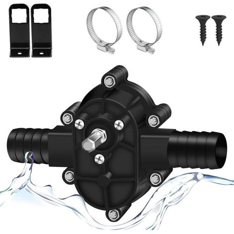 Mini-Elektro-Bohrlochpumpe, elektrische Bohrpumpenpumpe, tragbare selbstansaugende elektrische Handwasserpumpe für Bohrmaschinen, batteriebetriebene Wasserpumpe (1/5)