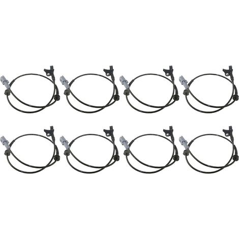 8X 9665386780 Capteur de vitesse de roue ABS Avant Gauche Droite 4545K3 4545F5 96496780 Compatible avec Peugeot 307 308 Citroën C4 DS4 (1/5)