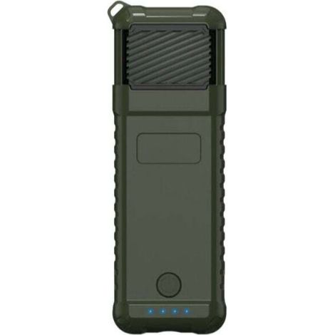 Répulsif anti-moustiques électrique portable, idéal pour l'extérieur, batterie externe de 9600 mAh, température de chauffe de 130 à 165 °C, camping, randonnée (1/4)
