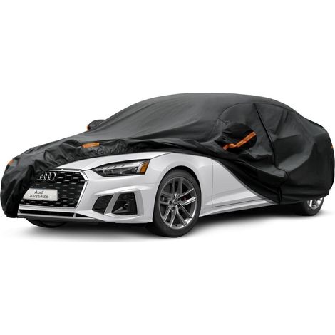 Vollgarage Autoabdeckung wasserdicht atmungsaktiv für Audi A5 (2009-2025) Schwarz (1/5)