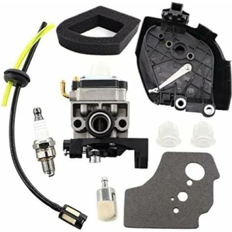Vergaser mit Luftfilter, Luftfilterdeckel und Kraftstoffschlauchgehäuse für Honda GX35 GX35NT HHT35S 1,3 PS Motor, für Freischneider und Mini-Benzinmotoren.