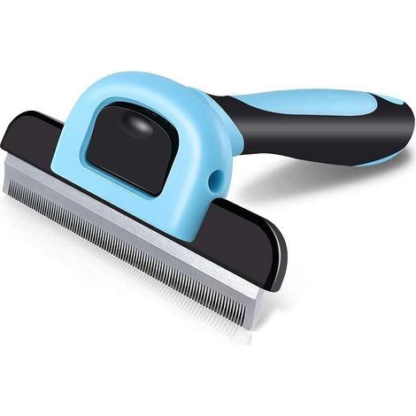 Brosse de toilettage pour chiens et chats, peigne démêlant, outil d'élimination des poils morts pour animaux à poils courts, moyens et longs - chiens, chats, chevaux (1/5)