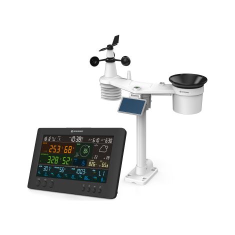 Station météo 7 en 1 Wi-Fi avec moniteur de qualité de l'air – Prévisions 7 jours – Température, humidité, pression, vitesse du vent – Bresser (1/5)