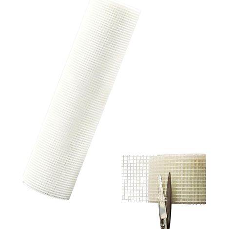 Treillis Fibre de Verre Autocollant, 8 Mailles, 20cm × 25m (1/5)