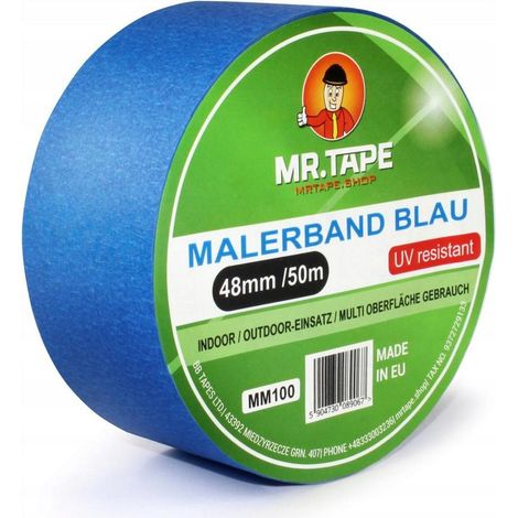 Blaues Abdeckband 48 mm / 50 m MR.TAPE BLAUES ABdeckband UV30