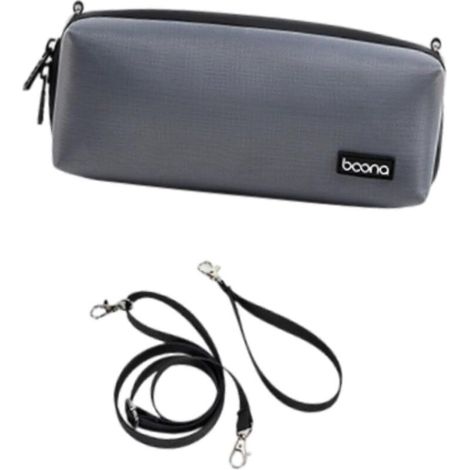 Trousse de Rangement pour Produits Soin Hommes, étui Protection Tondeuse à Cheveux électrique, Accessoires Rasage et Coiffure, O, Gris - (1/5)
