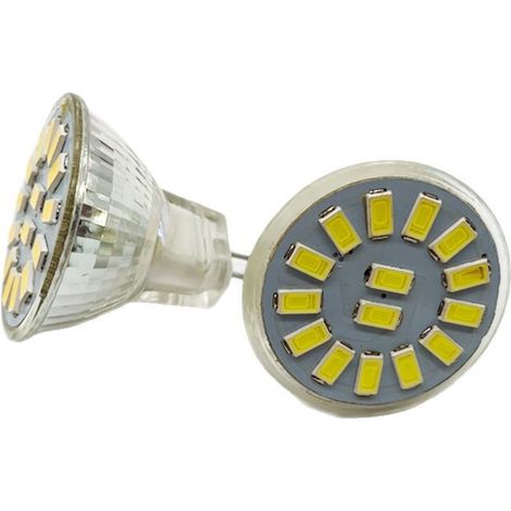MR11 12V 20W lampes halogènes GU4 base spot 3000K blanc chaud, dimmable,pack de 2 (1/3)